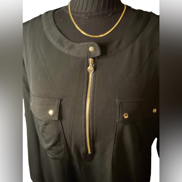 BNWT Tahari Black Long Sleeves Blouse - Picture 8 of 8